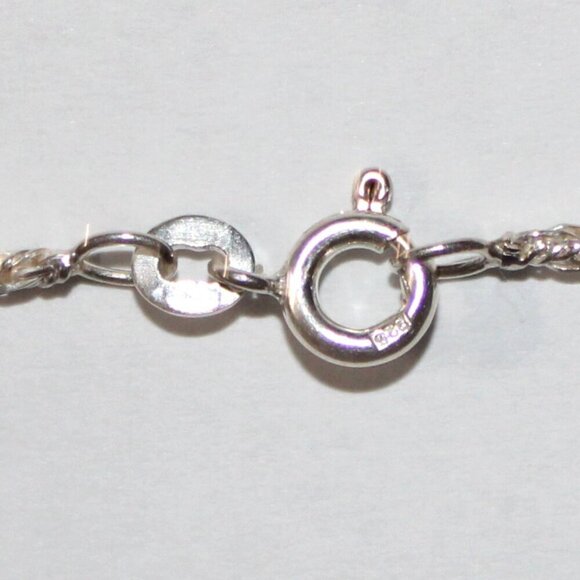 Sterling Silver Topaz Necklace - Picture 5 of 6